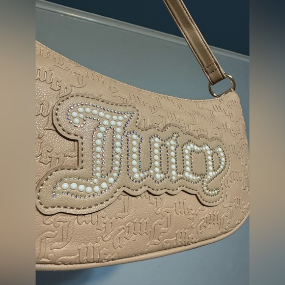 Juicy Couture Tan Shoulder Bag cafe NWT brown rare - Picture 3 of 11